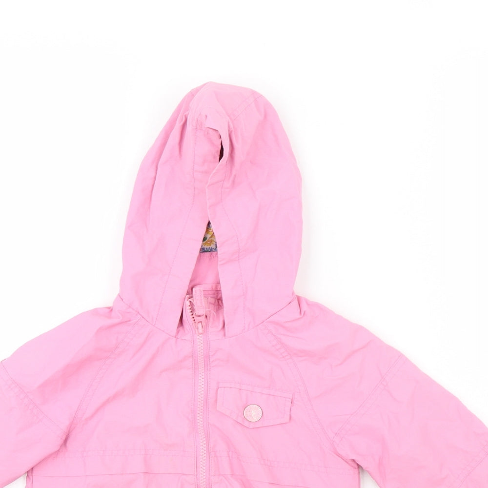 NEXT Girls Pink   Rain Coat Coat Size 3 Years