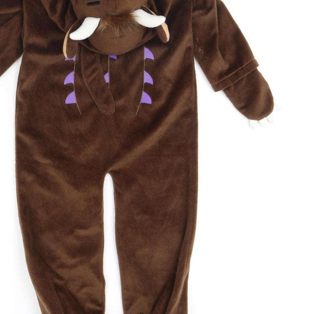 TU Boys Brown Solid   One Piece Size 3 Years  - Fancy Dress