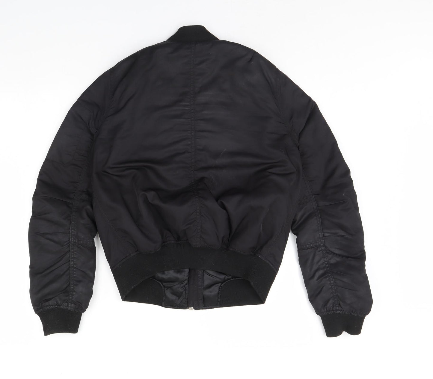 Topshop Womens Black   Rain Coat Coat Size 10