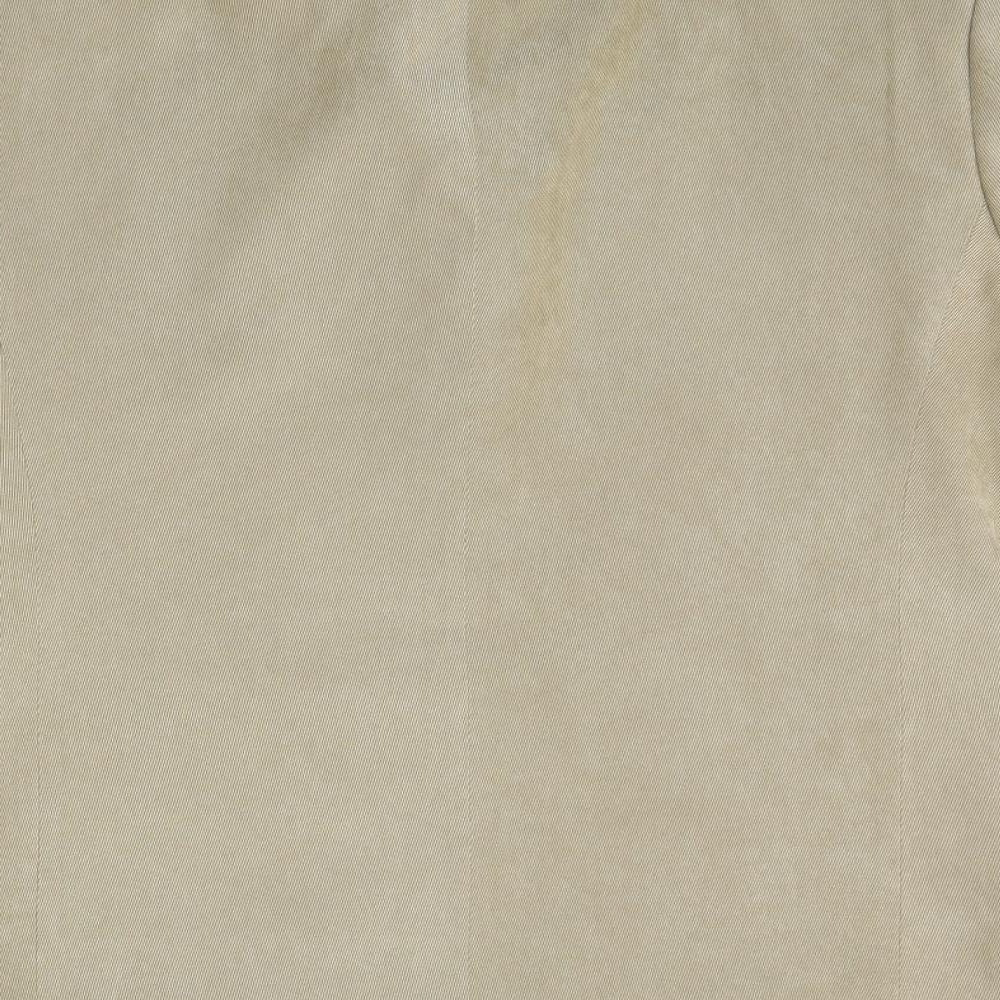 m&s Mens Beige  Corduroy Jacket Blazer Size 42  - Shoulder Pads