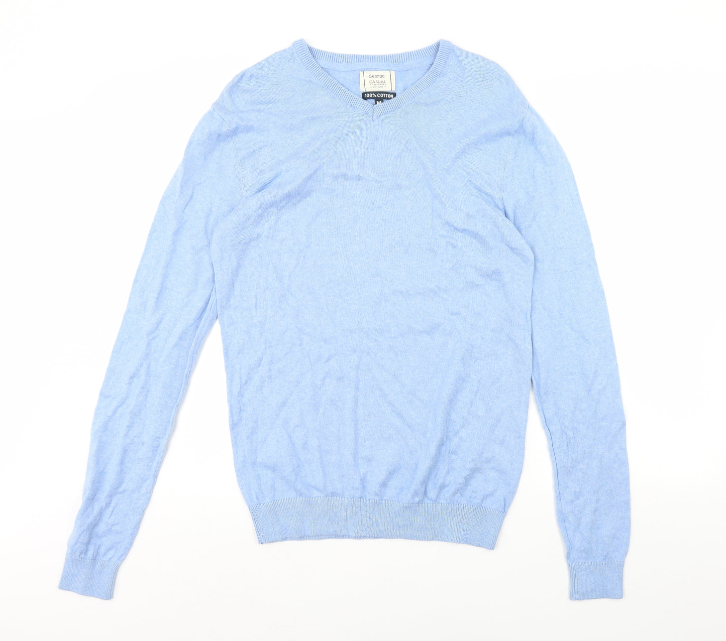 George Mens Blue   Pullover Jumper Size M