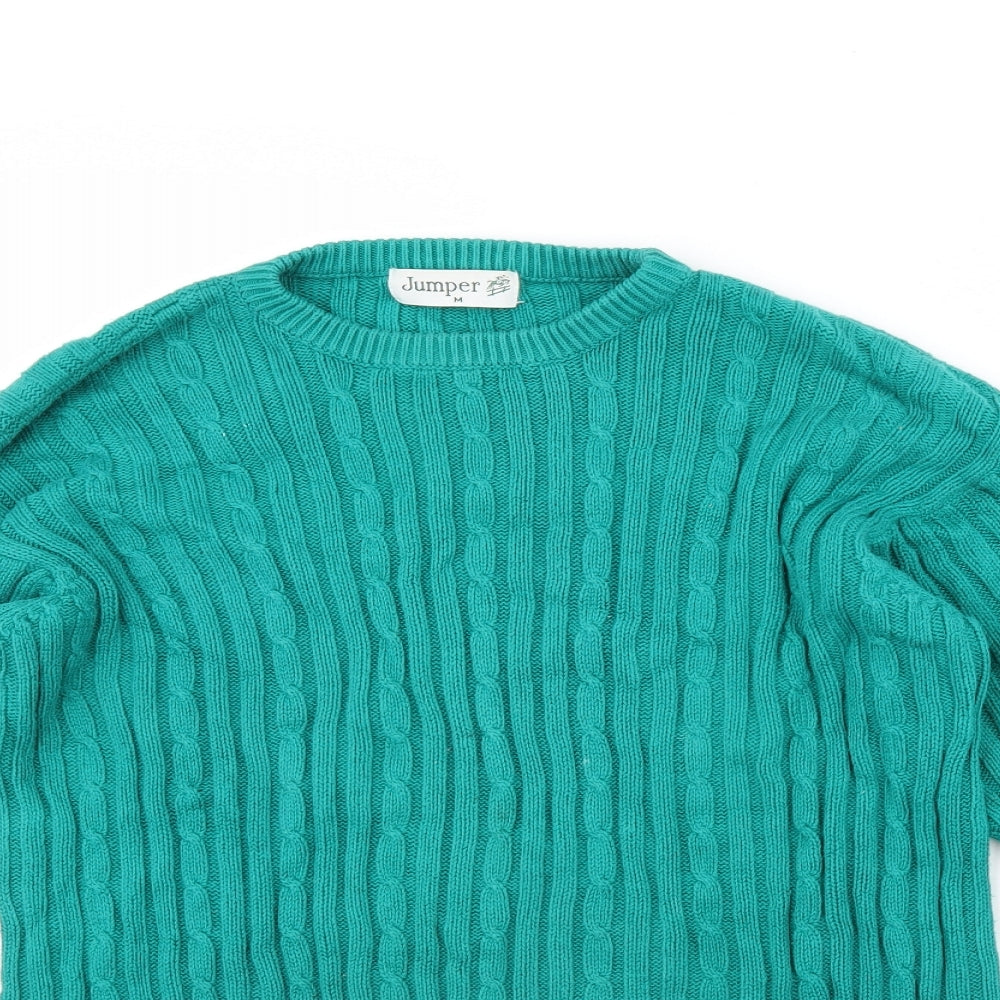 Jumper Mens Green   Pullover Jumper Size M