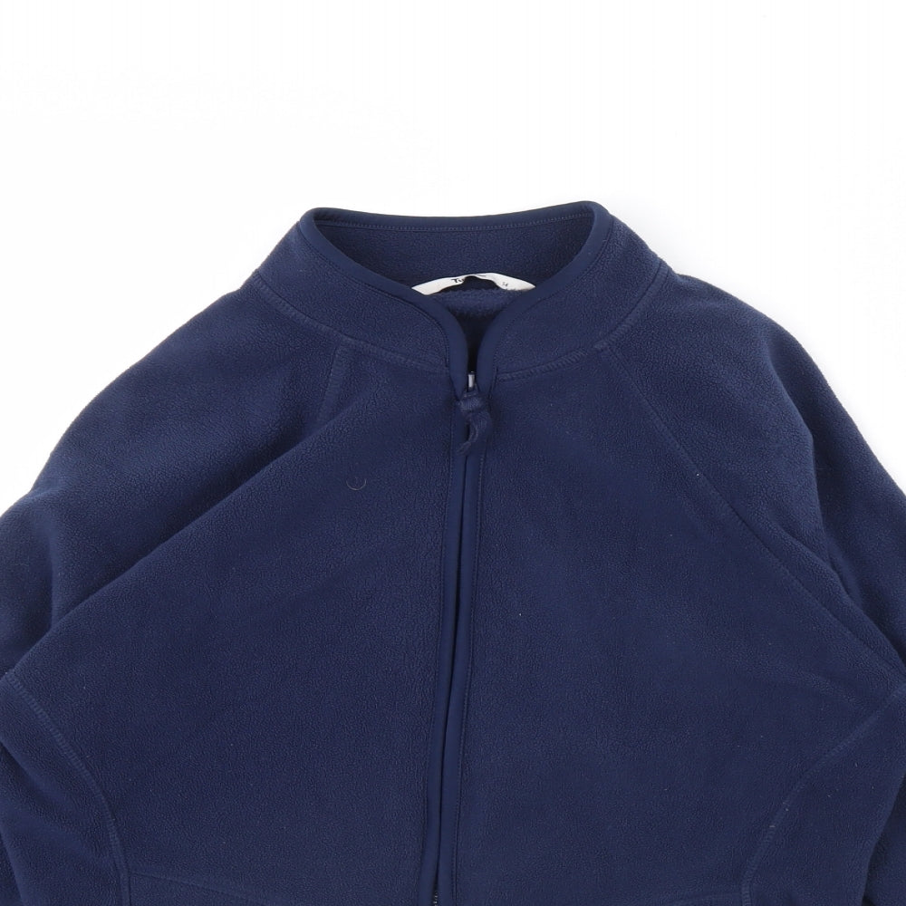 TU Womens Blue  Fleece Jacket  Size 14