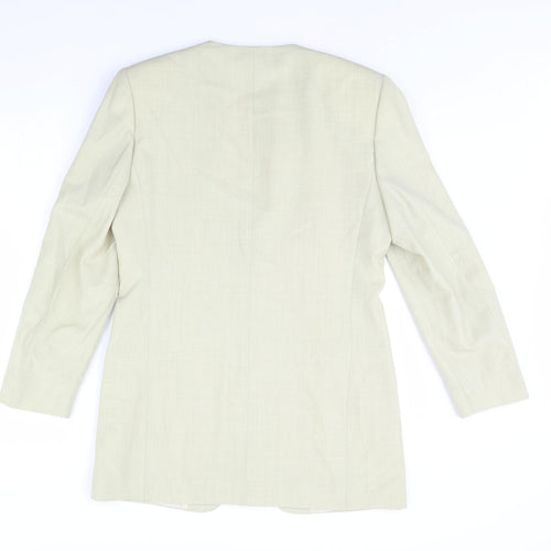 Bianca Womens Green   Jacket  Size 8  - Shoulder Pads