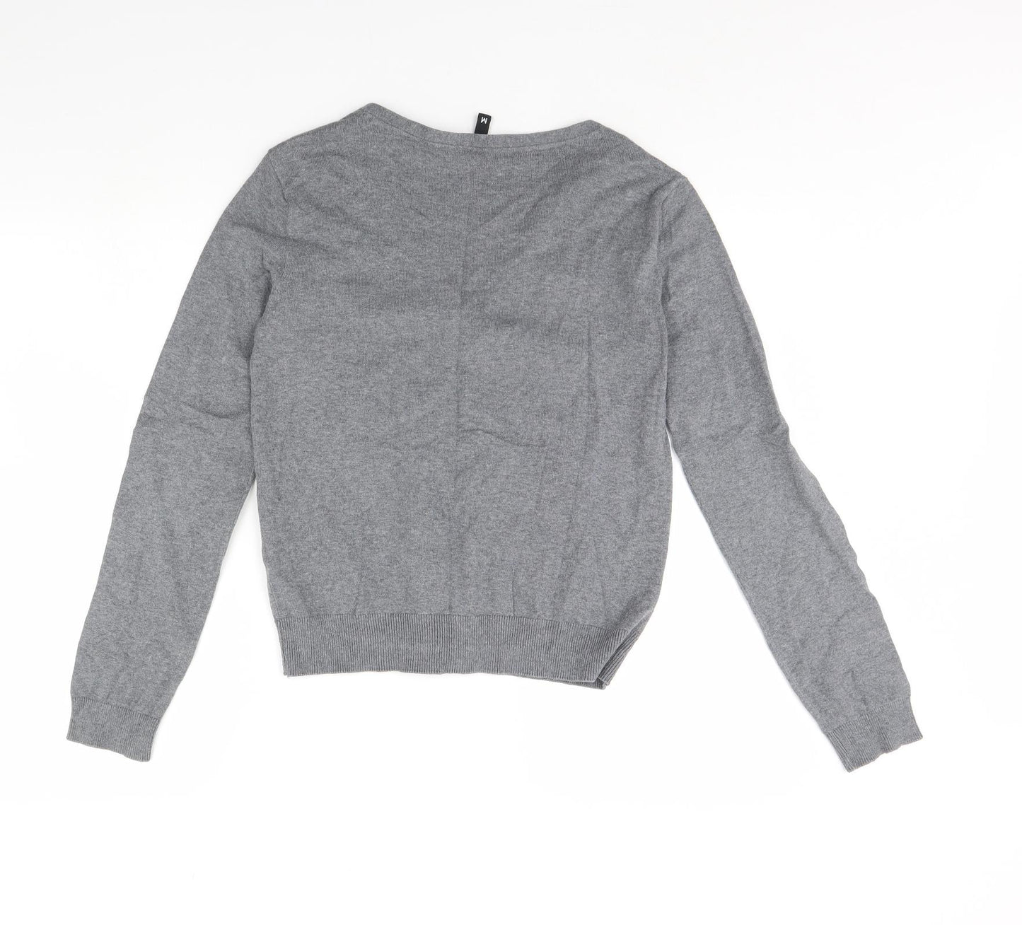 Divided Womens Grey   Cardigan Jumper Size M