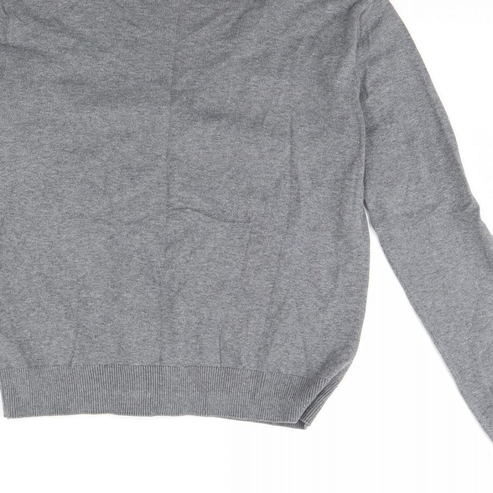 Divided Womens Grey   Cardigan Jumper Size M