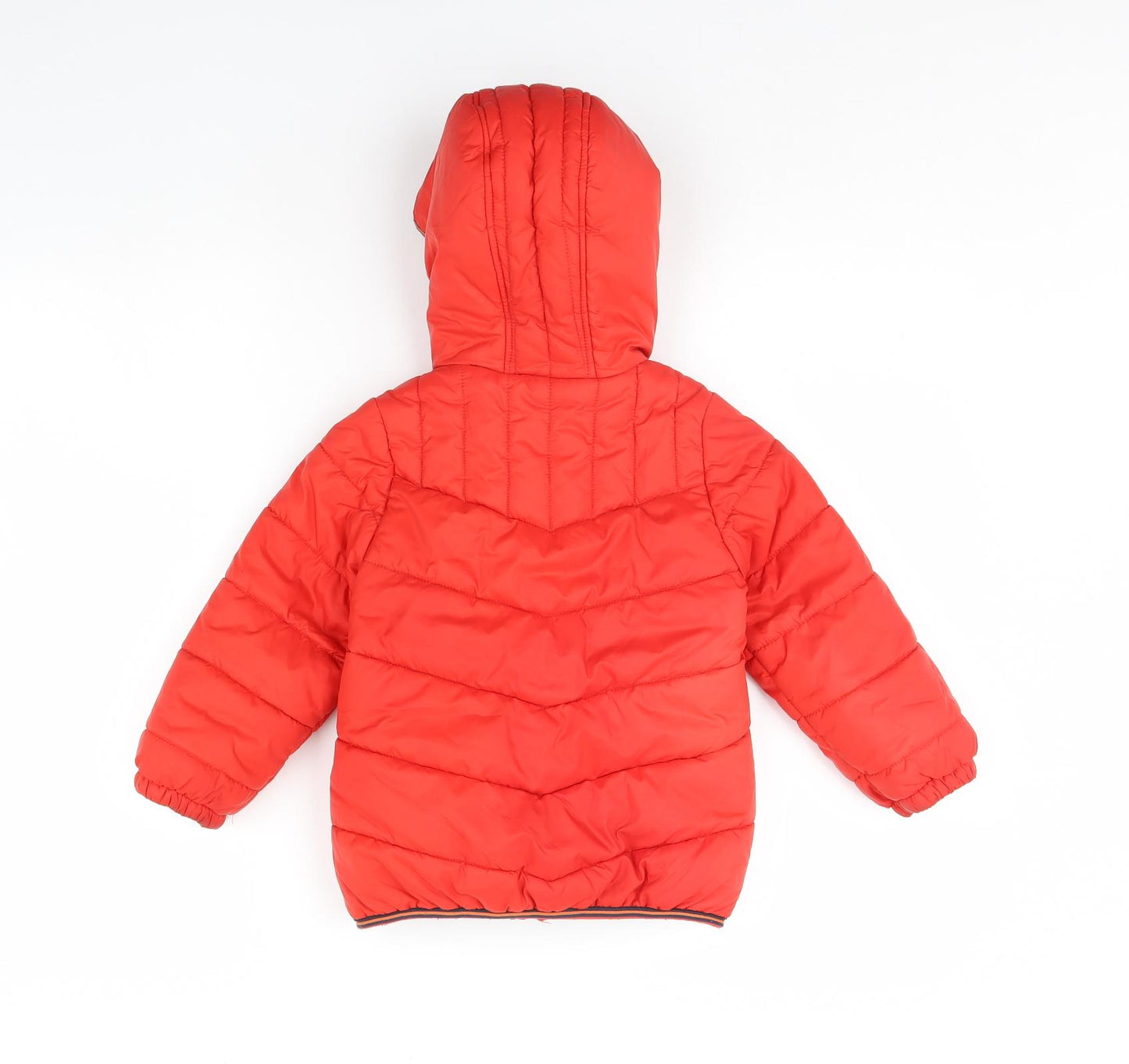 m&s Boys Red   Rain Coat Coat Size 3 Years