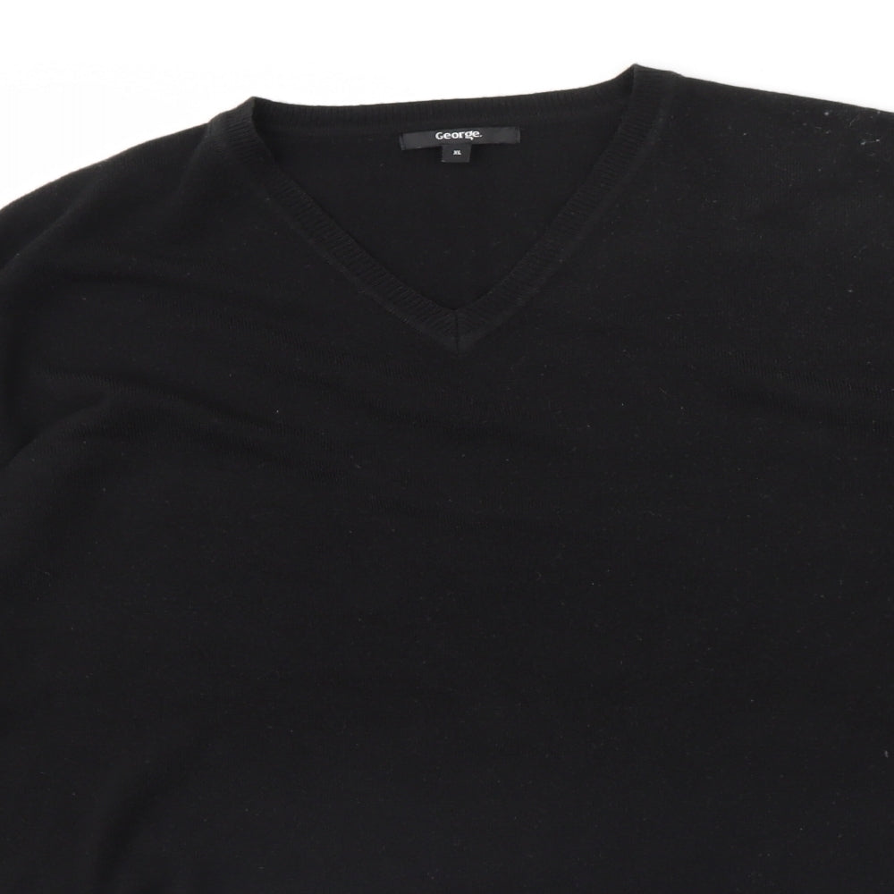 George Mens Black   Pullover Jumper Size XL