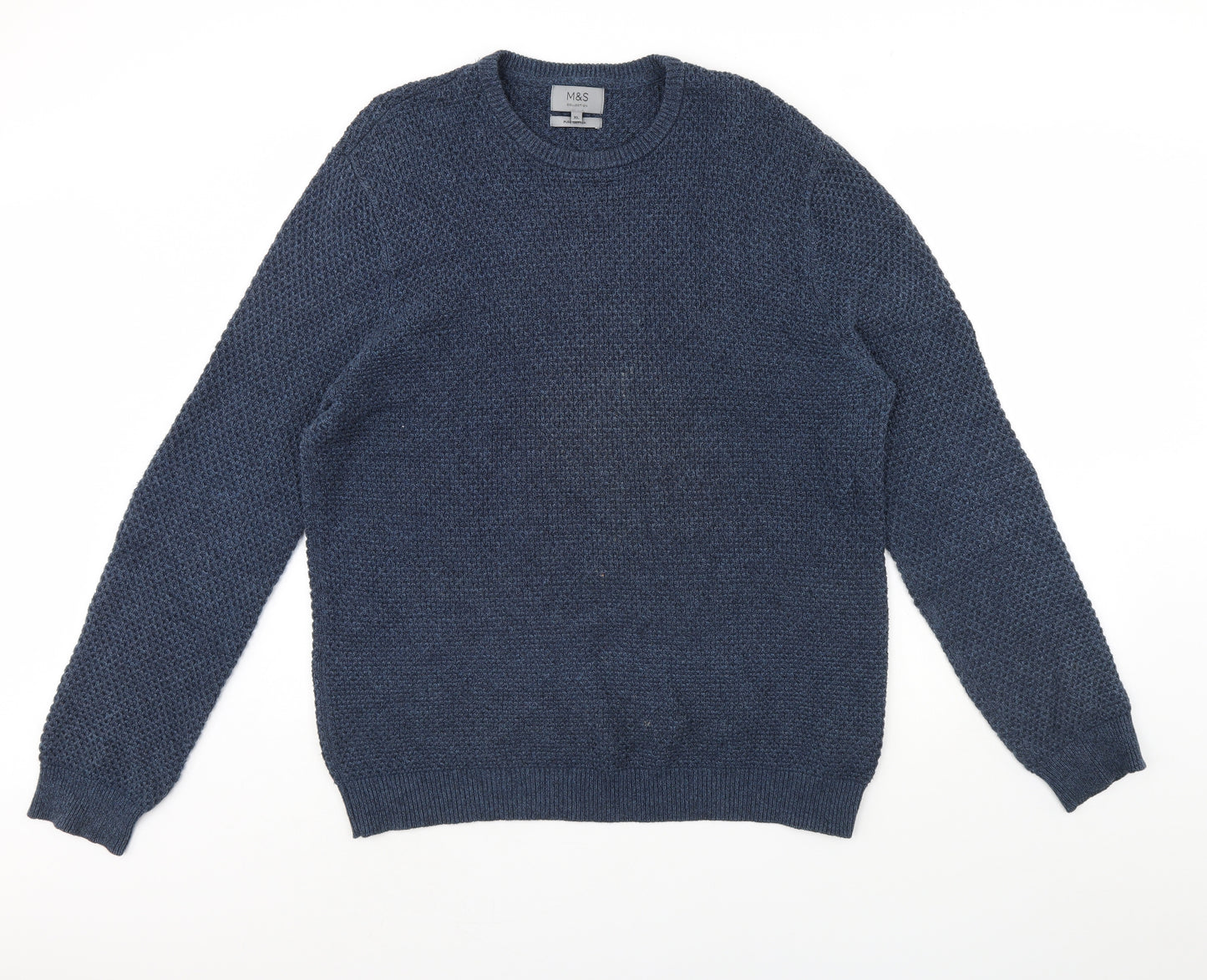 m&s Womens Blue   Pullover Jumper Size XL