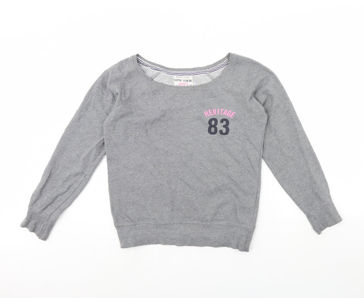 New Look Womens Grey   Pullover Jumper Size 10  - Heritage