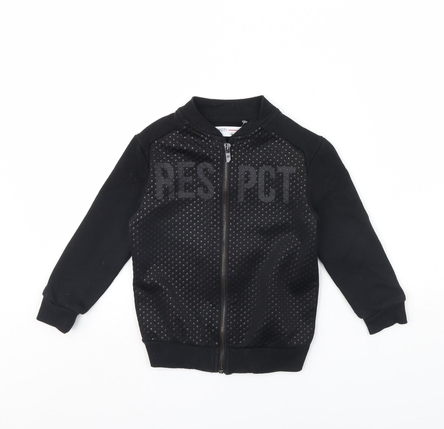 Minoti Girls Black   Jacket  Size 4 Years