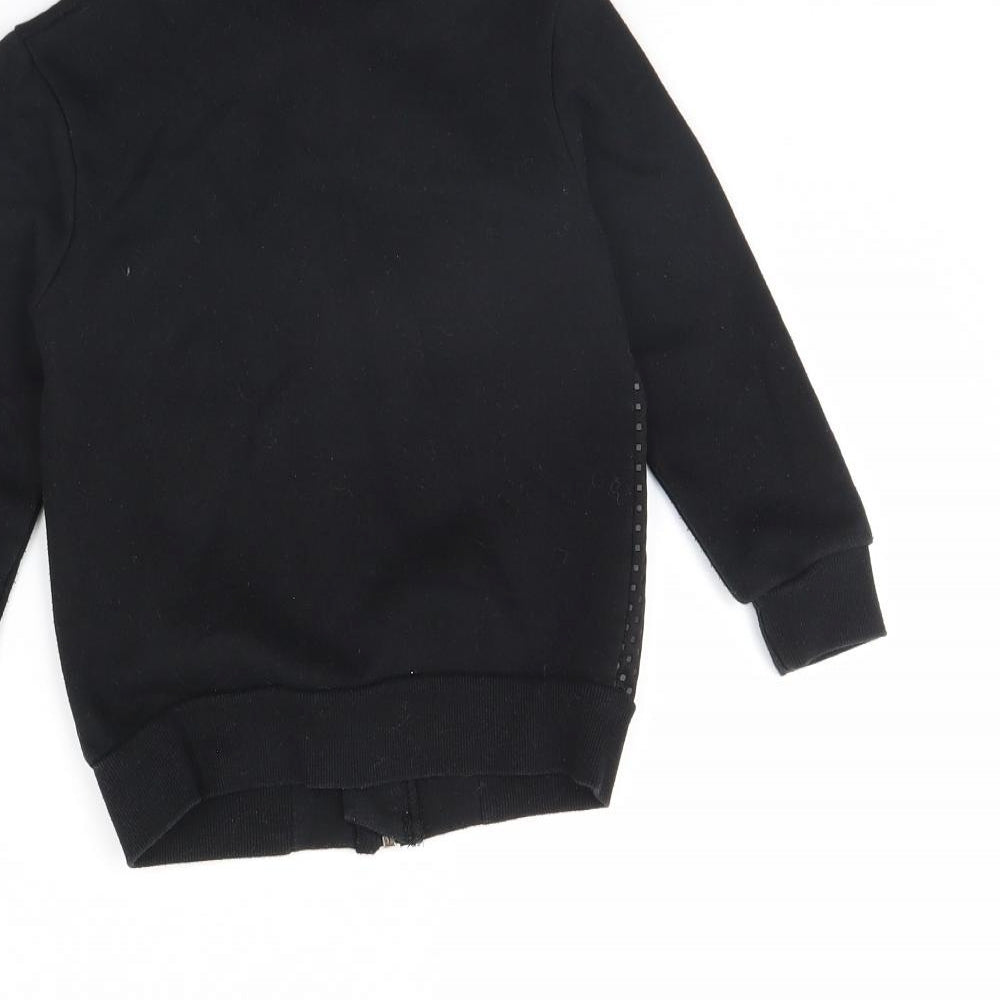 Minoti Girls Black   Jacket  Size 4 Years