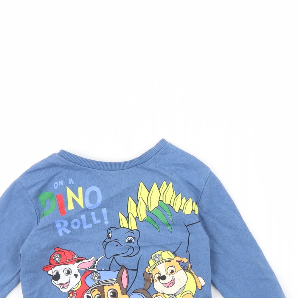 George Boys Blue   Pullover Jumper Size 2 Years  - Paw Patrol