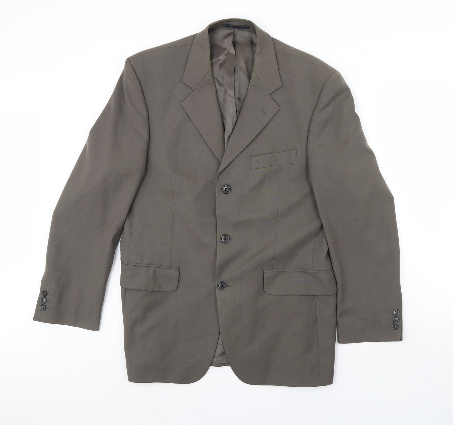 Burton Mens Grey   Jacket Blazer Size 40  - Shoulder Pads