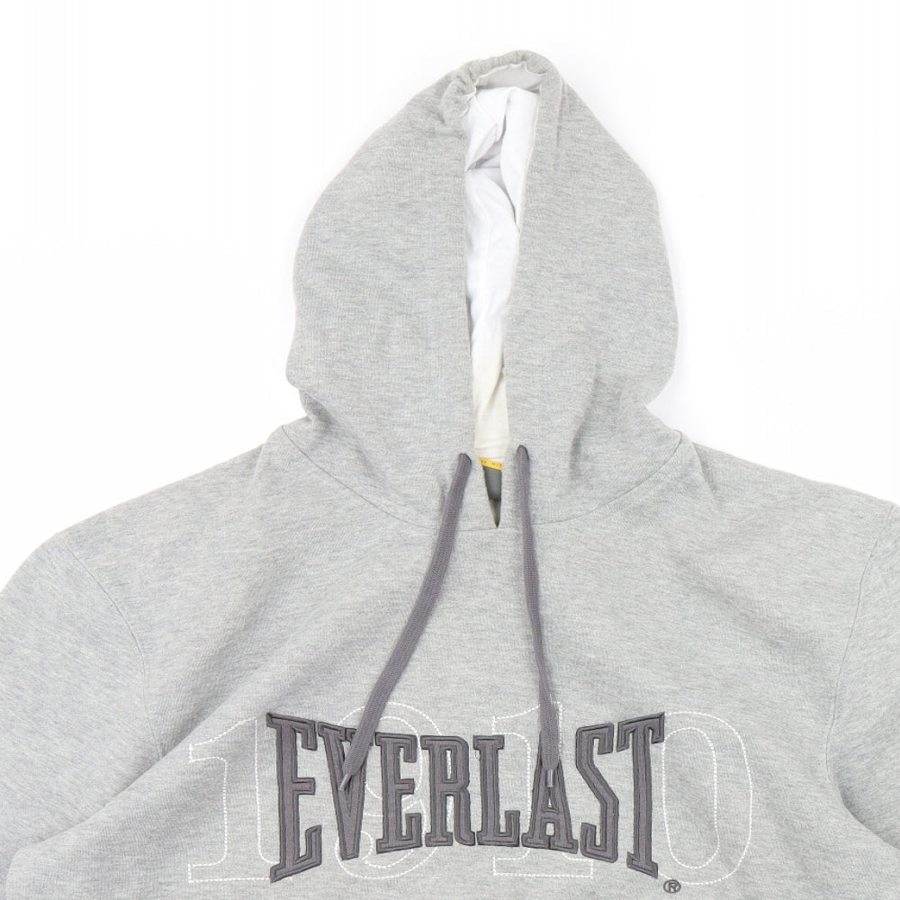 Everlast Mens Grey   Pullover Hoodie Size M
