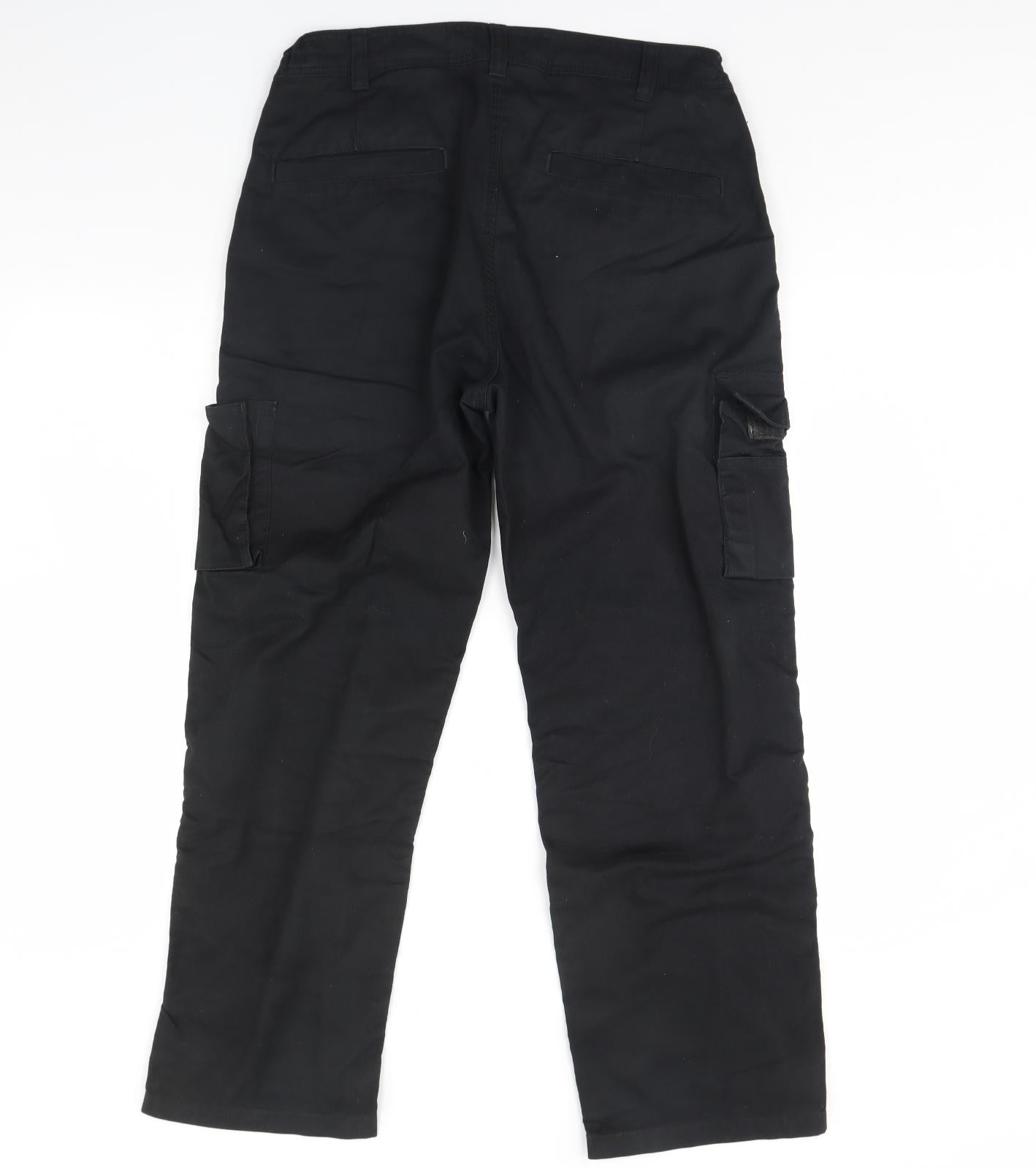 Preworn Mens Black   Trousers  Size 34 L30 in