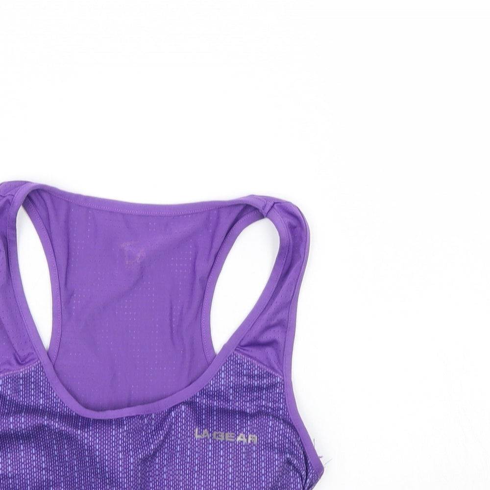 LA Gear Womens Purple   Cropped Tank Size 10