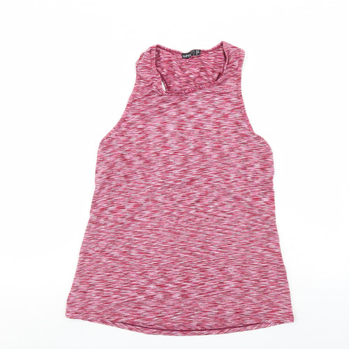 Boohoo Womens Pink   Basic Tank Size 8