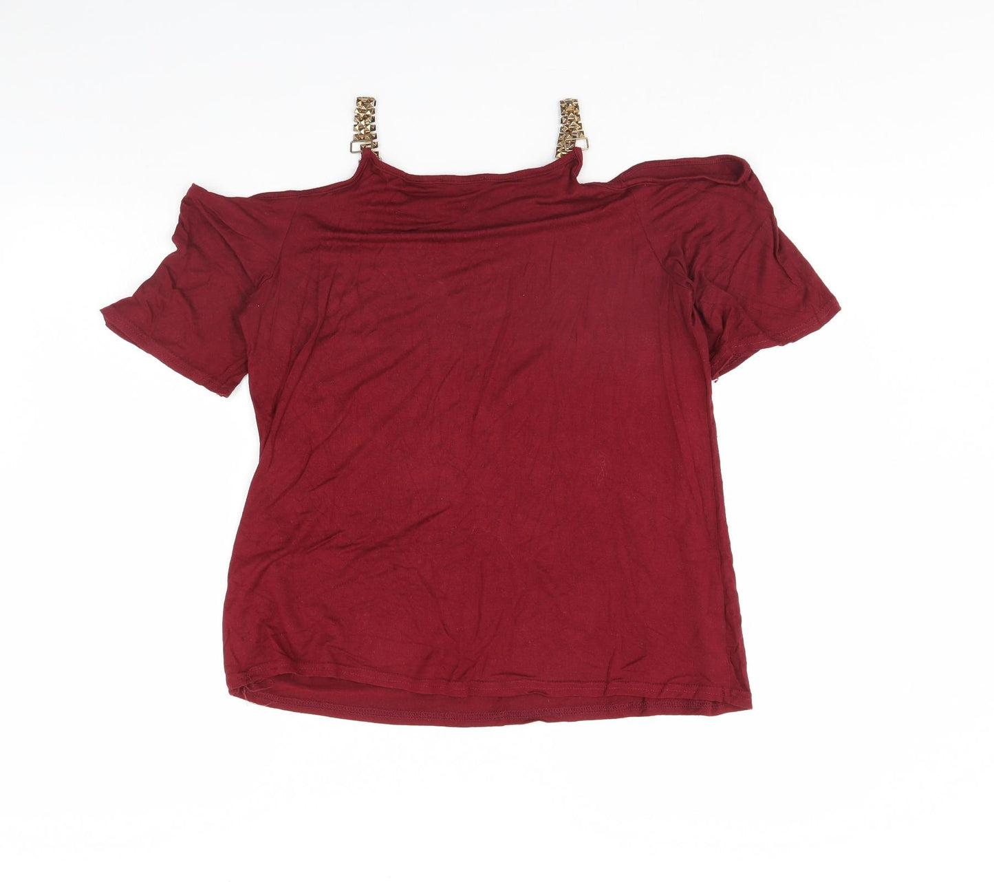 Select Womens Red   Basic Blouse Size 12