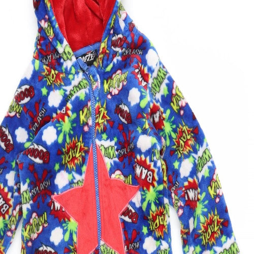 Onezee Boys Blue Spotted   One Piece Size 5 Years  - Comic Print