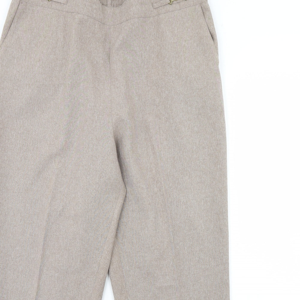 BHS Womens Beige   Trousers  Size 16 L29 in