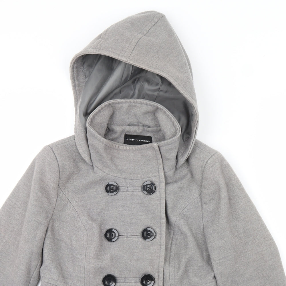 Dorothy Perkins Womens Grey   Jacket  Size 8