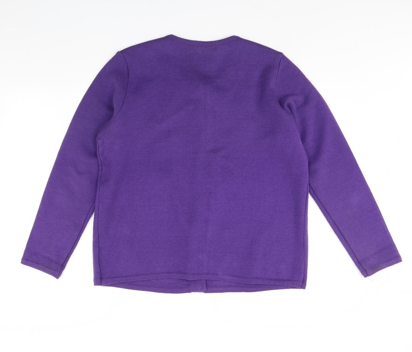 BM Womens Purple   Cardigan Jumper Size M