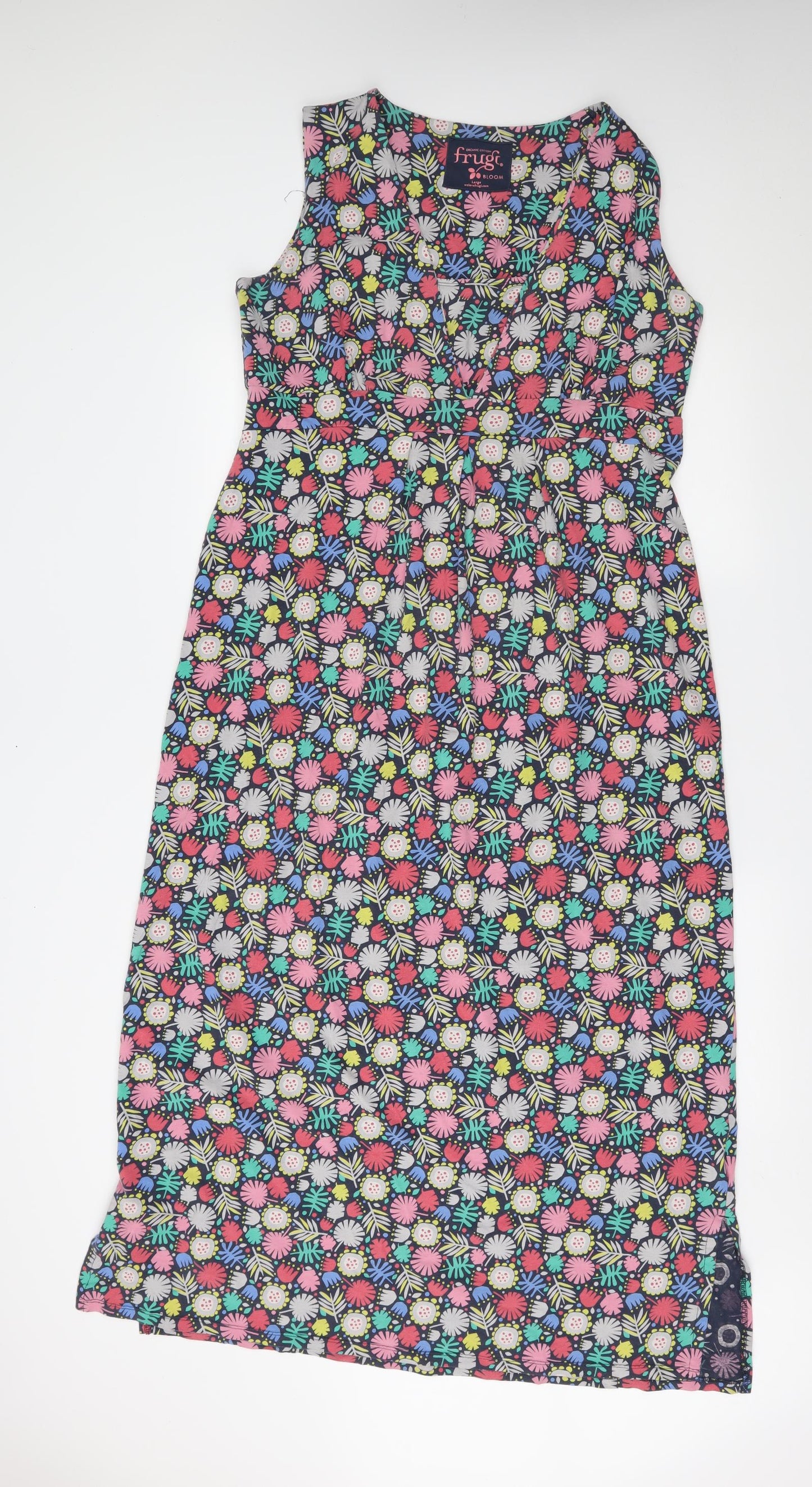 Frugl Womens Multicoloured Floral  Maxi  Size L