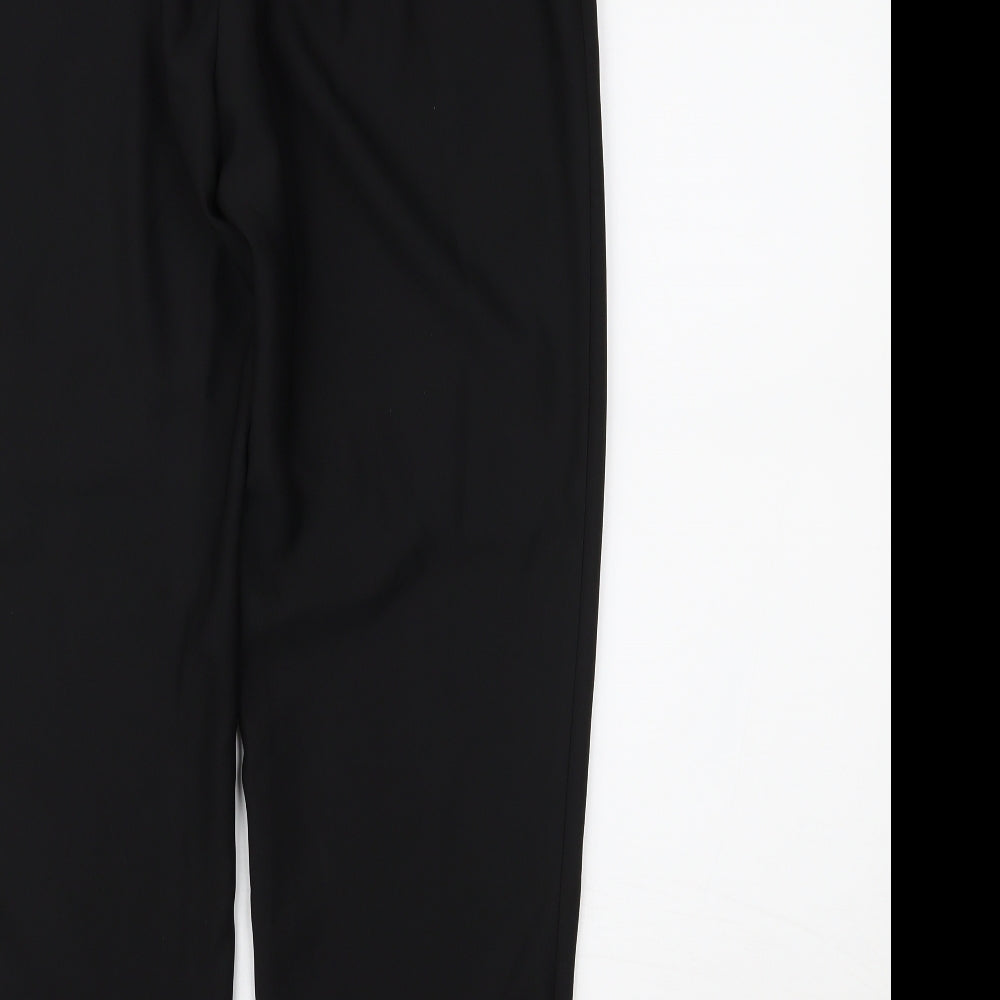 Peacocks Womens Black   Trousers  Size 14 L28 in