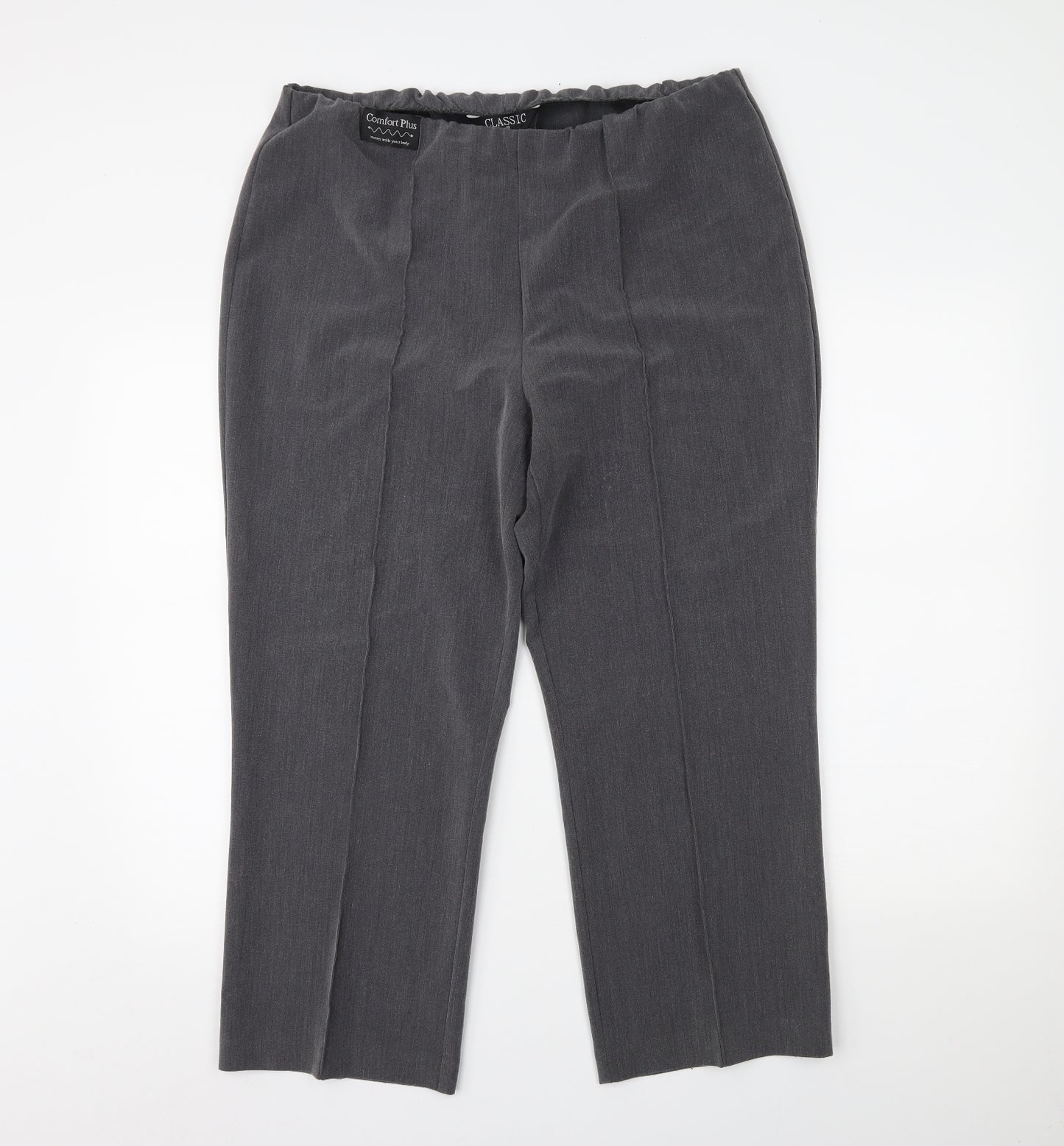 Classic Womens Grey   Trousers  Size 16 L22 in