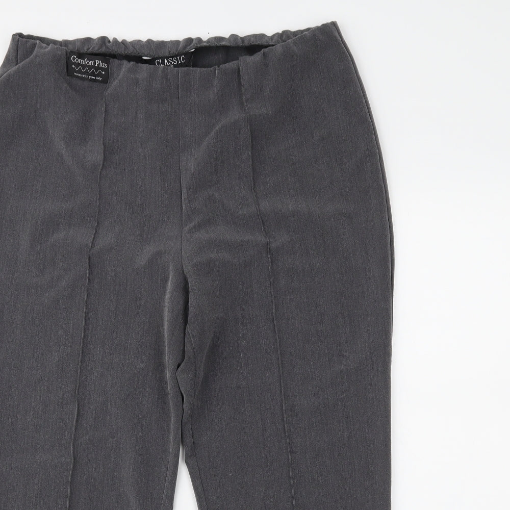 Classic Womens Grey   Trousers  Size 16 L22 in