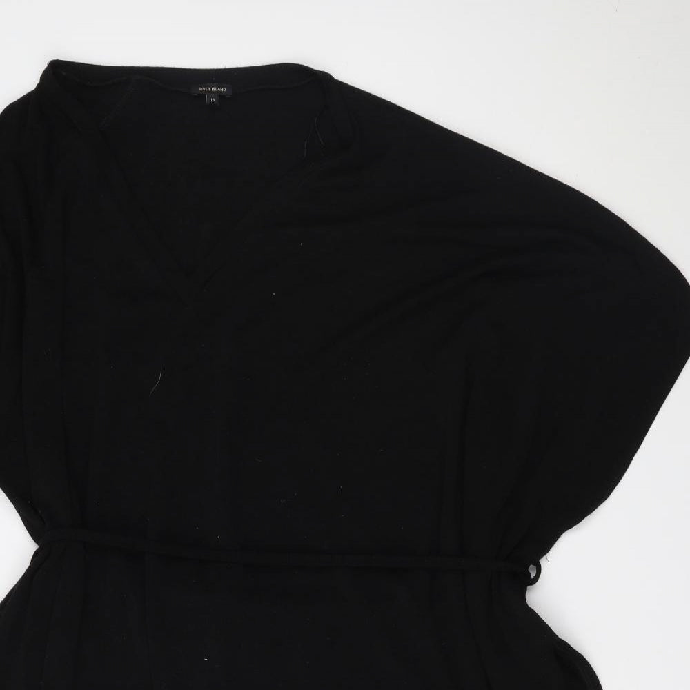 River Island Womens Black   Basic Blouse Size 16