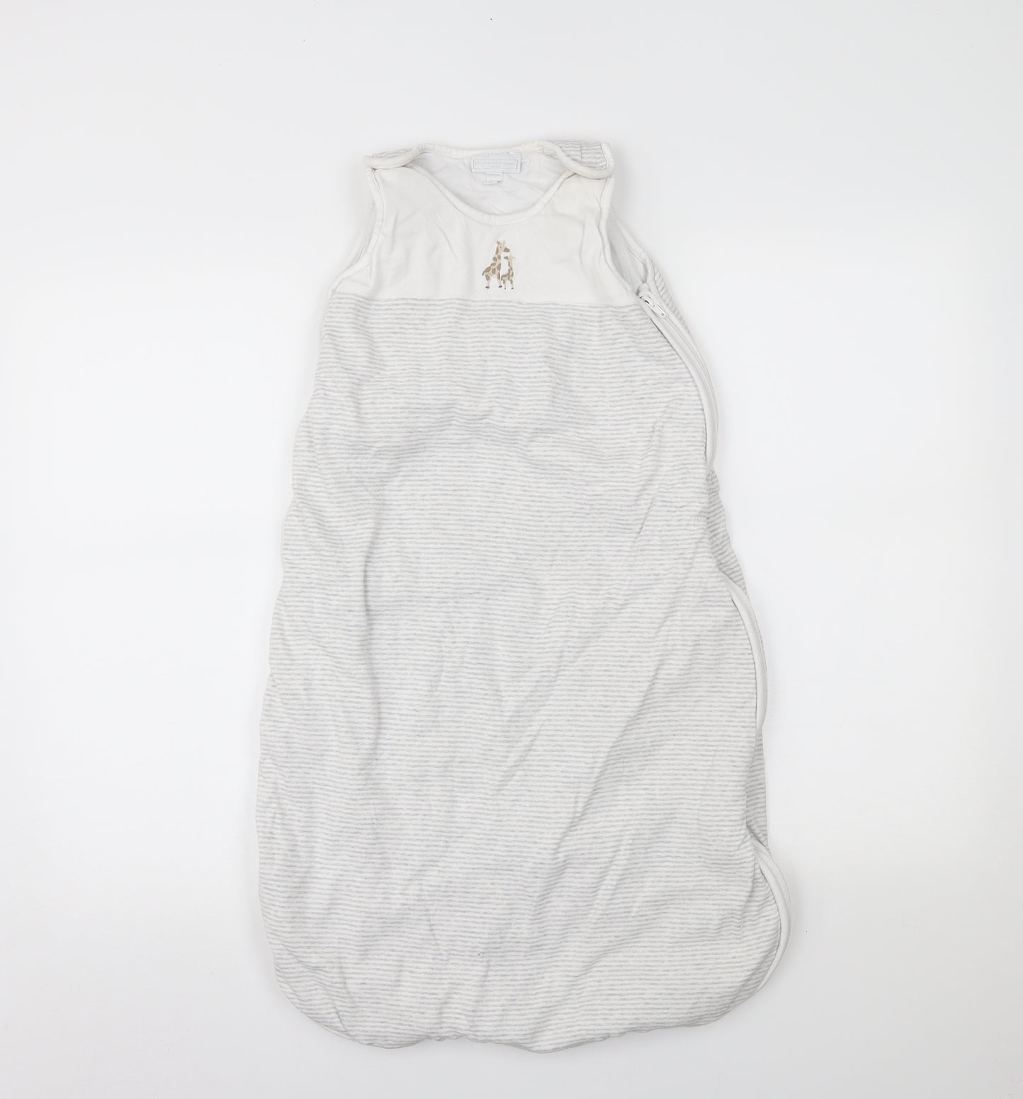 the little white company Baby White Striped  Babygrow One-Piece Size 12-18 Months