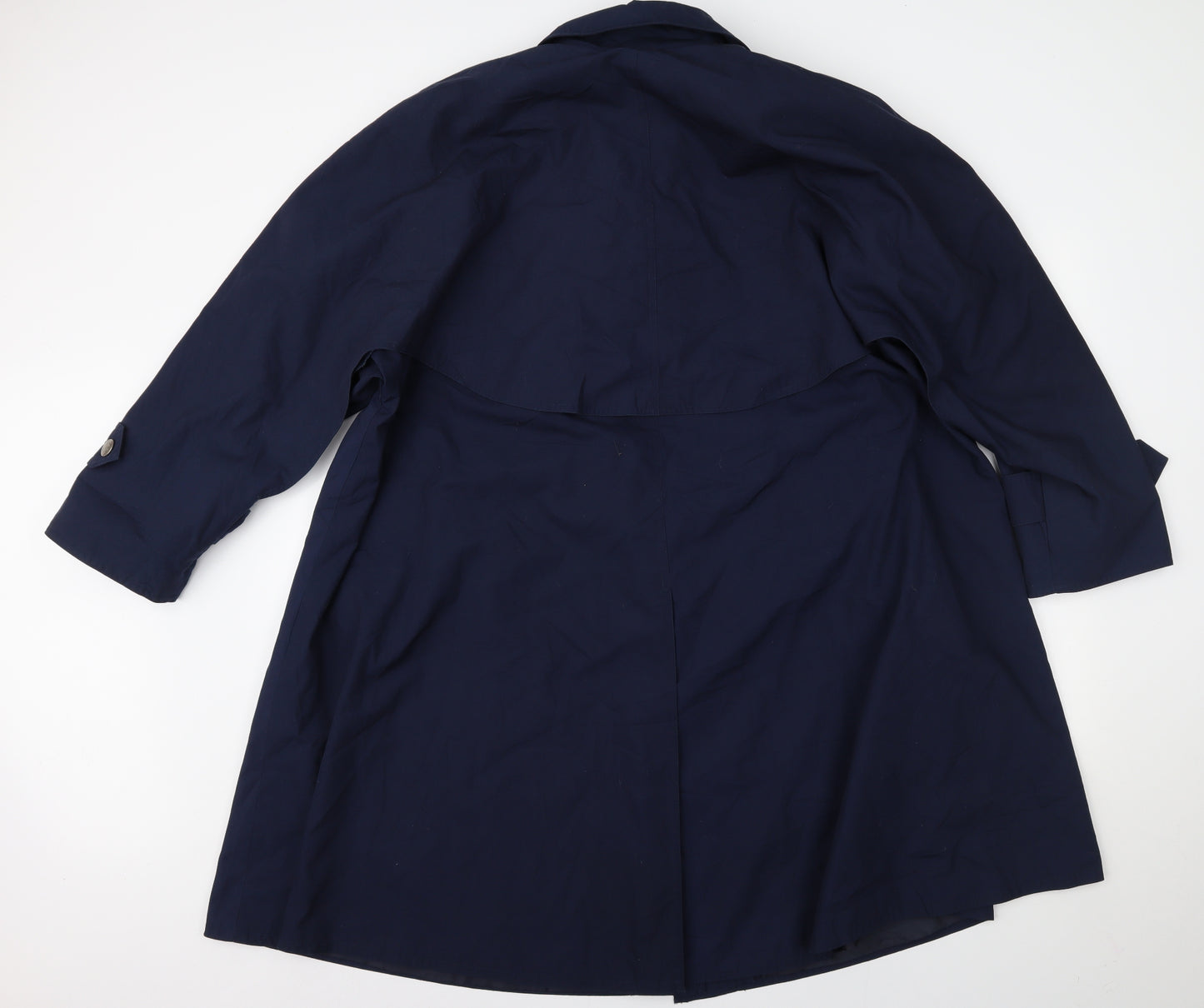 miss helen Womens Blue   Overcoat Coat Size XS