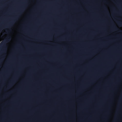 miss helen Womens Blue   Overcoat Coat Size XS