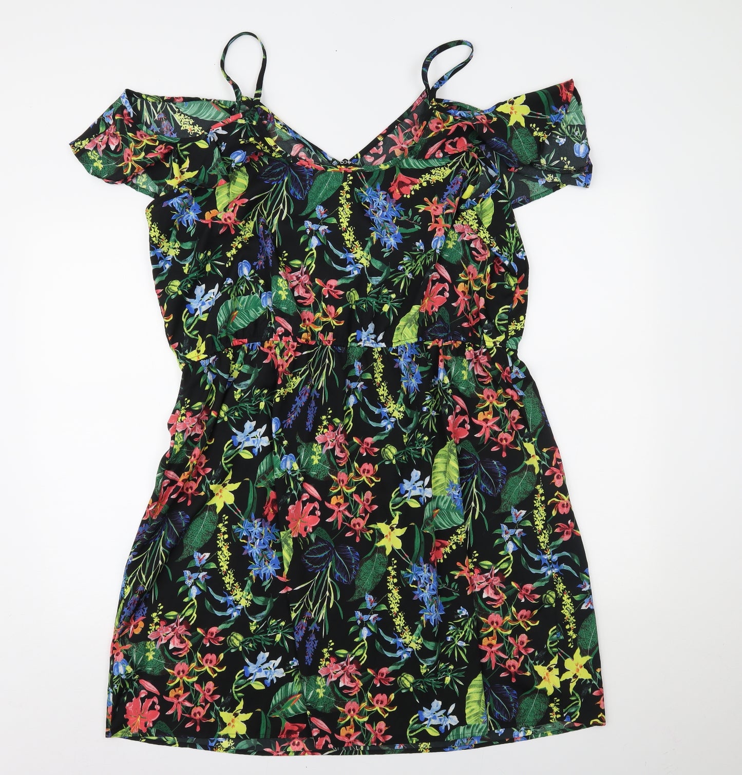Pep&CO Womens Multicoloured Floral  Fit & Flare  Size 22