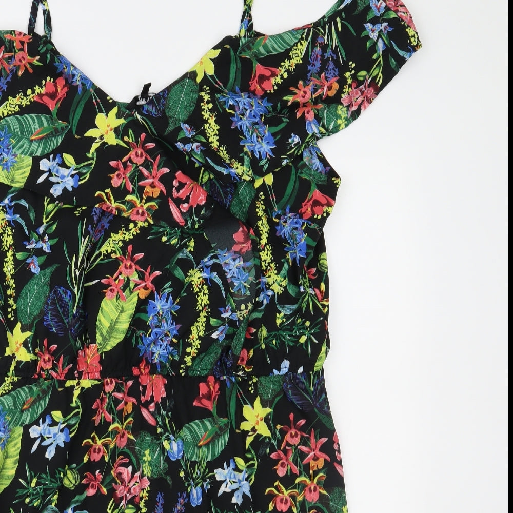 Pep&CO Womens Multicoloured Floral  Fit & Flare  Size 22