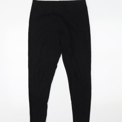 Nutmeg Womens Black    Leggings Size 16 L24.5 in