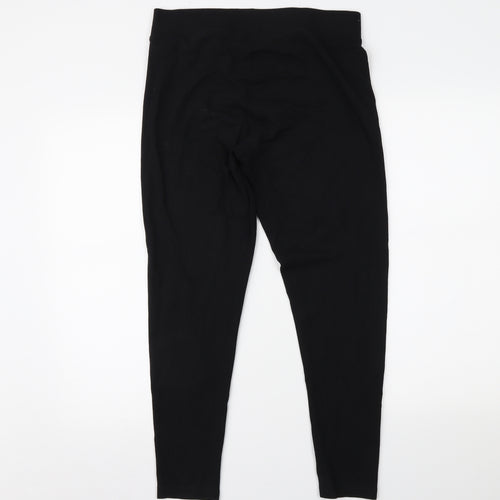 Nutmeg Womens Black    Leggings Size 16 L24.5 in