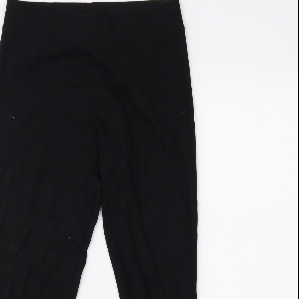 Nutmeg Womens Black    Leggings Size 16 L24.5 in