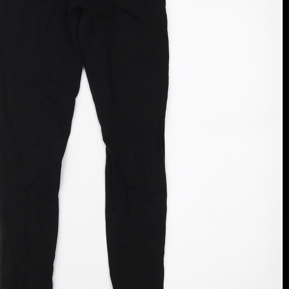 Primark Womens Black    Leggings Size 10 L25.5 in