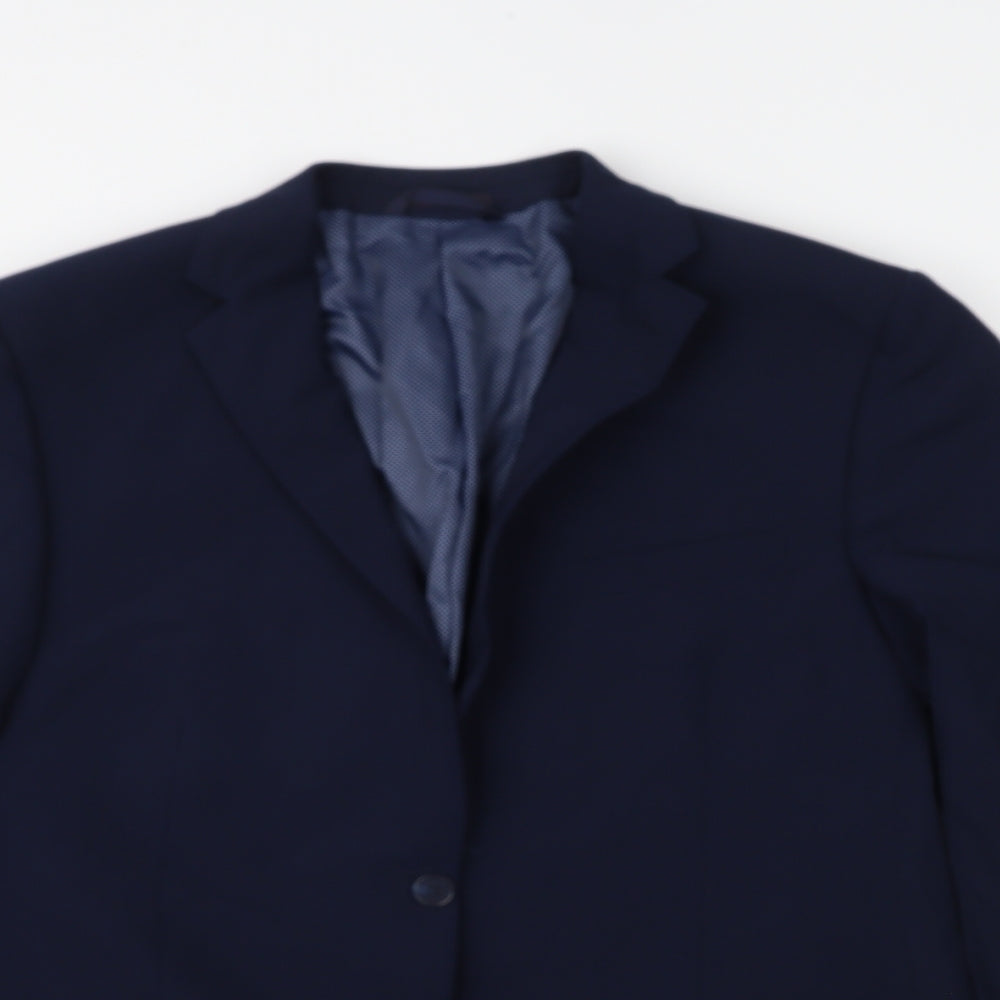 Marks and Spencer Mens Blue   Jacket Suit Jacket