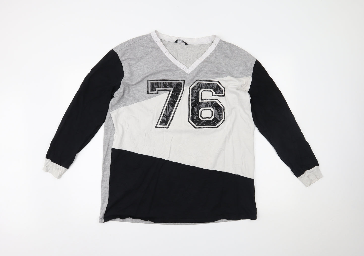 Select Womens Grey   Basic T-Shirt Size 16
