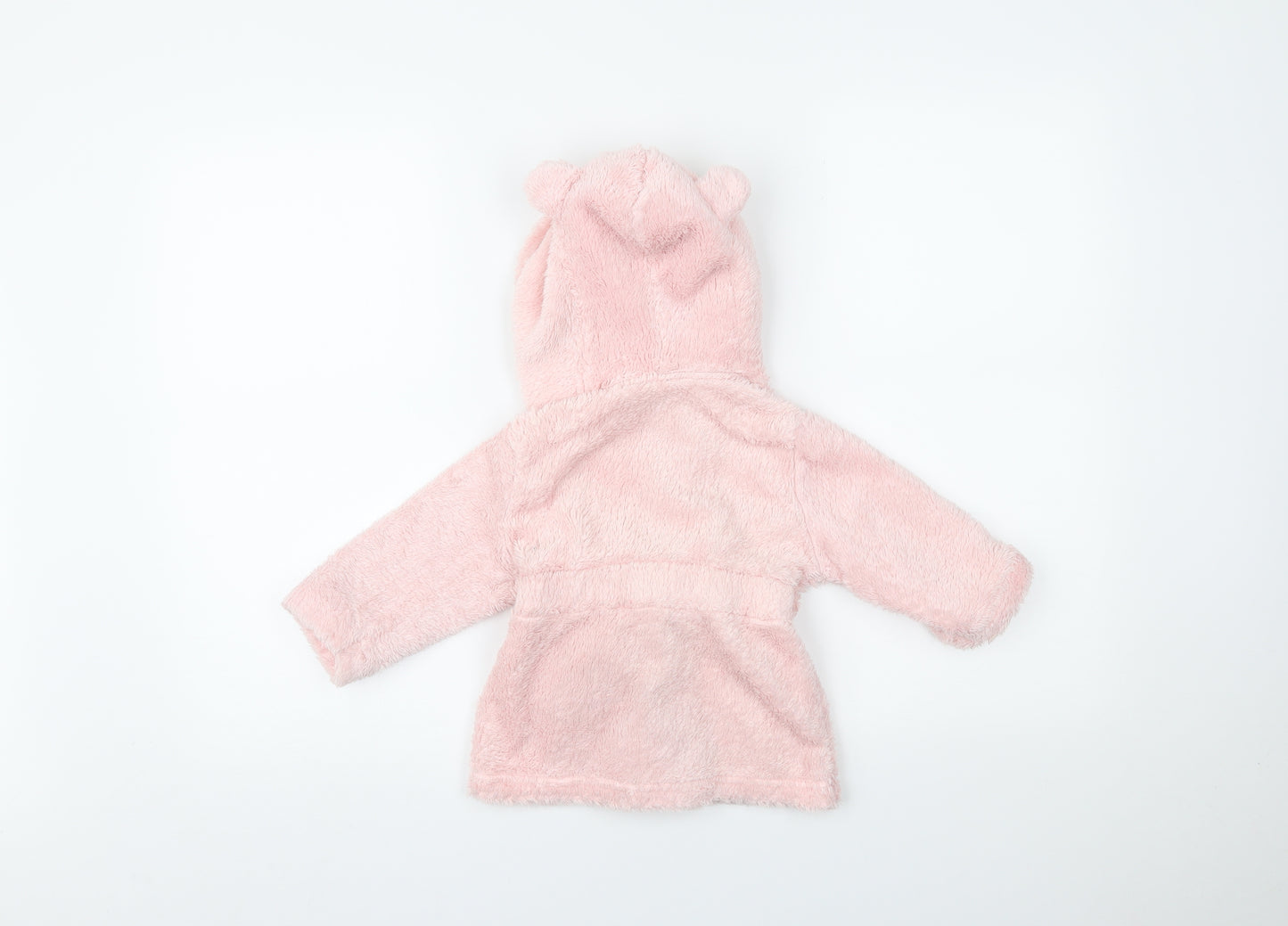 Preworn Girls Pink    Robe Size 9-12 Months