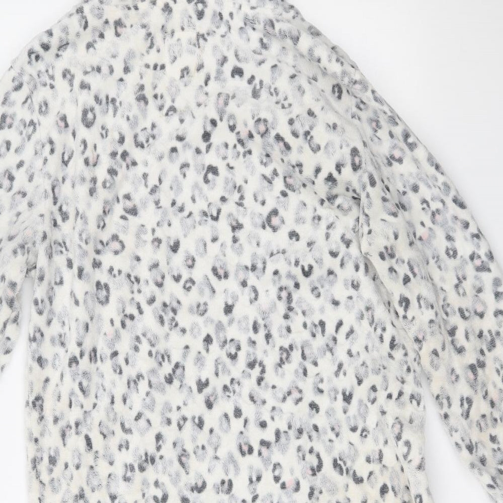 Primark Womens White Animal Print  Top Pyjama Top Size M