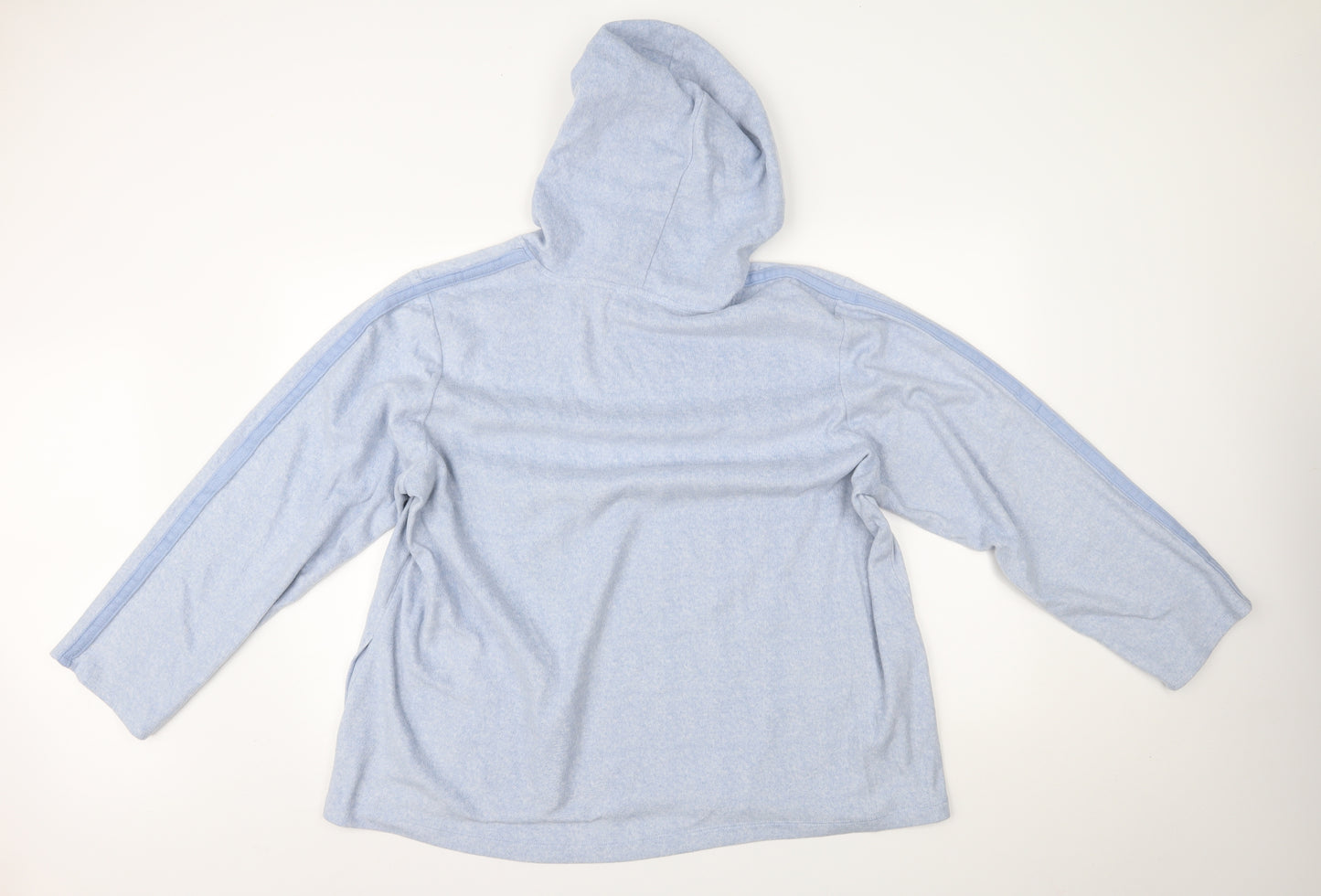 Carole Hochman Womens Blue   Pullover Hoodie Size 2XL