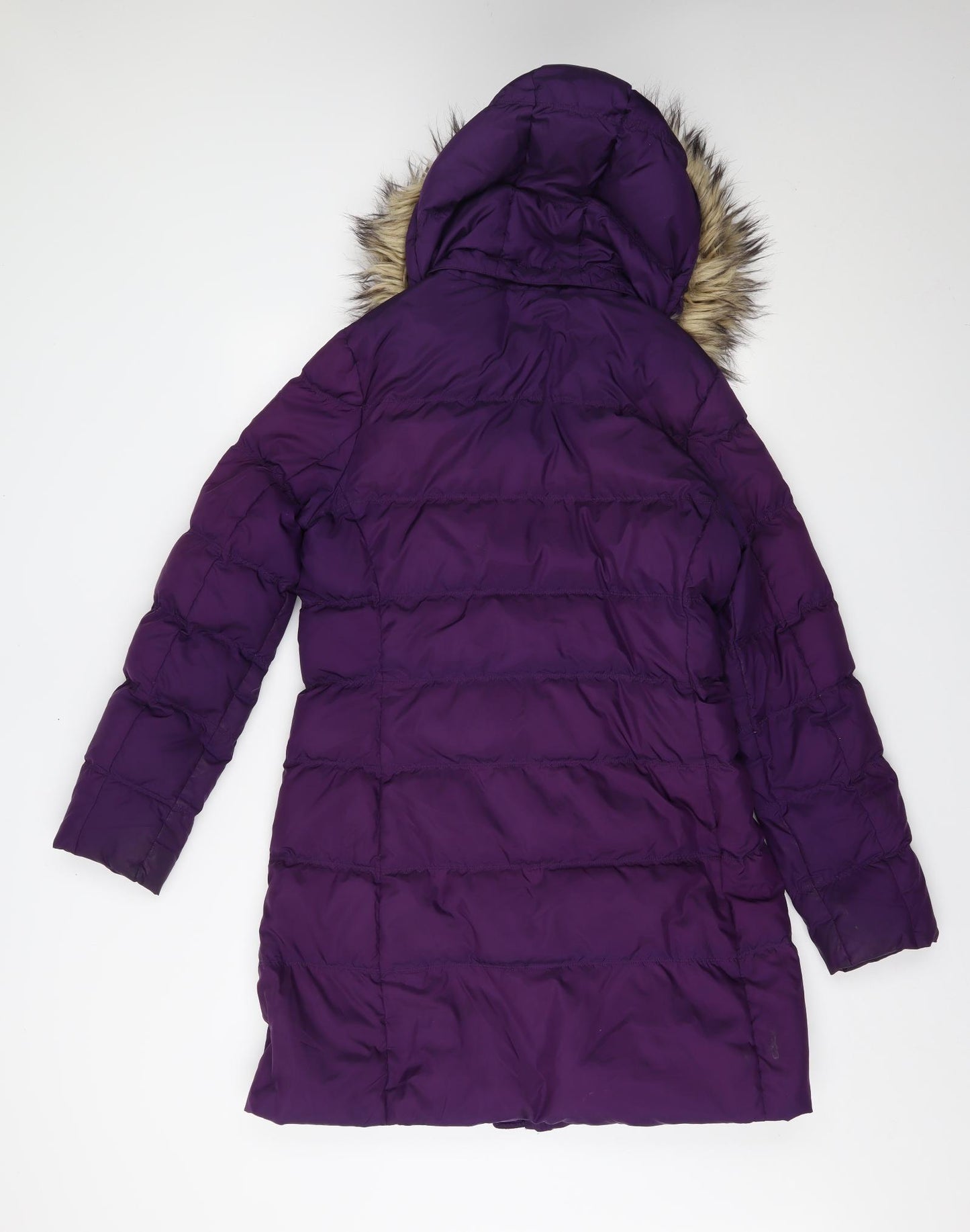 Tommy Hilfiger Womens Purple   Puffer Jacket Coat Size M