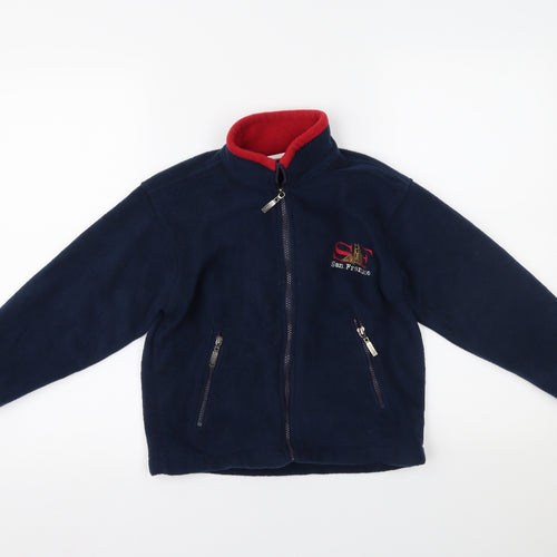 dimco Boys Blue   Full Zip Jumper Size S
