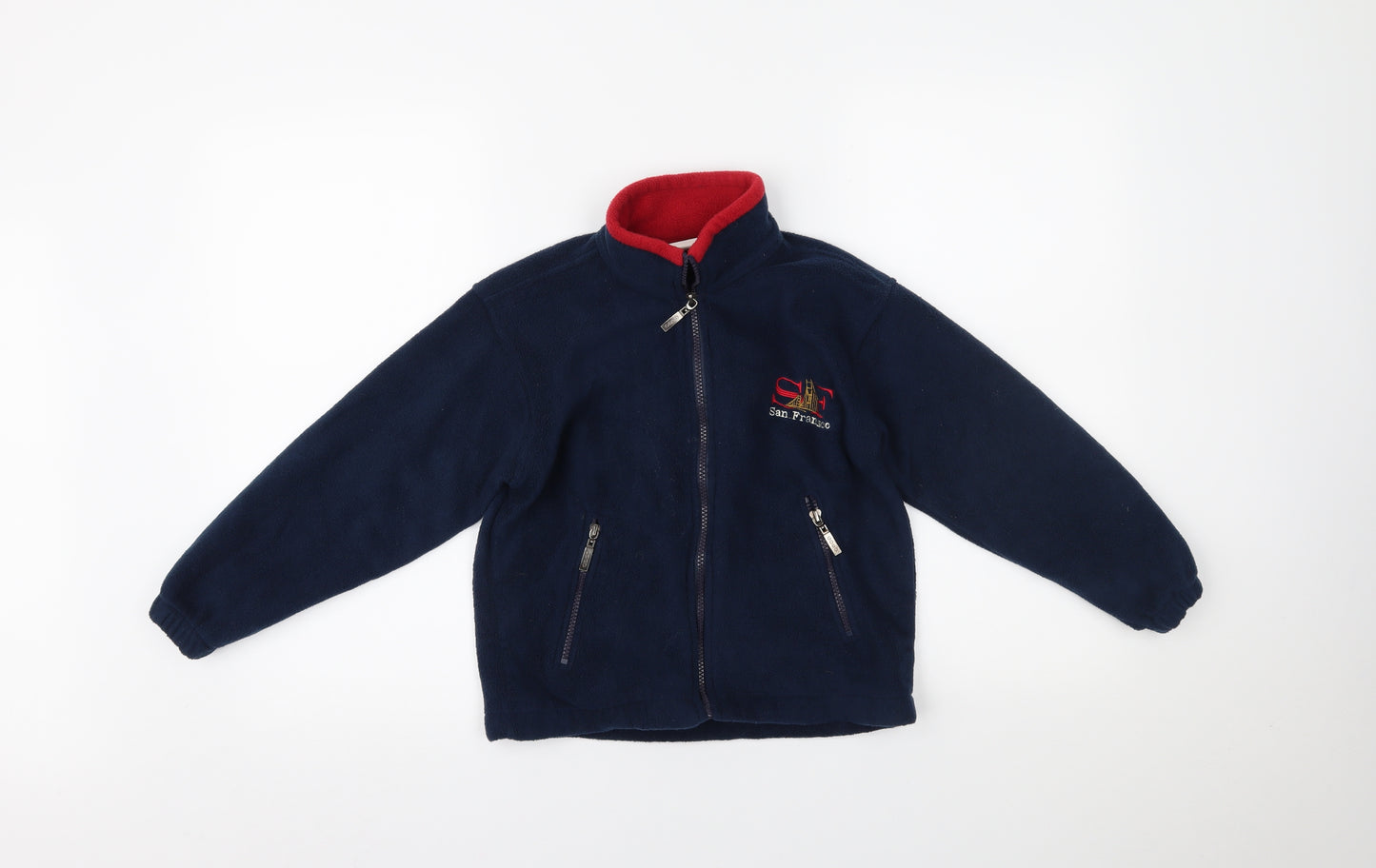 dimco Boys Blue   Full Zip Jumper Size S