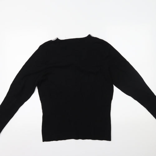 Klass Collection Womens Black   Basic Blouse Size XL